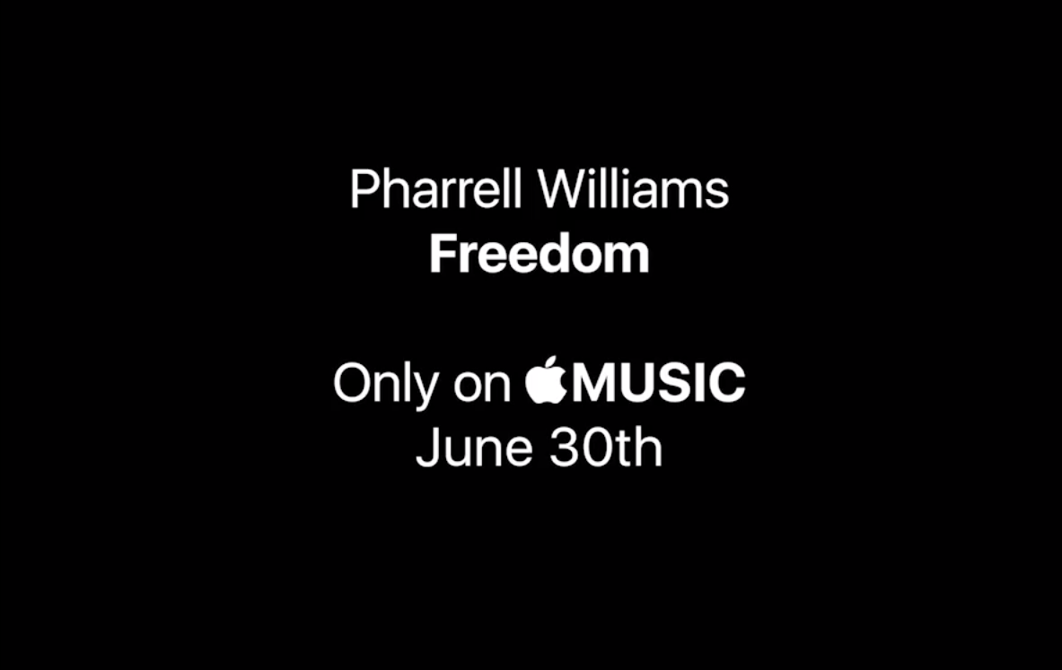 And the world’s first Apple Music exclusive is…